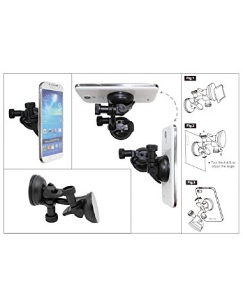 New Universal In Car Windscreen Suction Cup Mount Holder Stand Smartphone Mobile GPS Quality Strong Car Holder For Windscreen or Dashboard